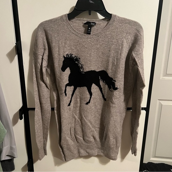 Aqua cashmere sweater - Picture 1 of 3